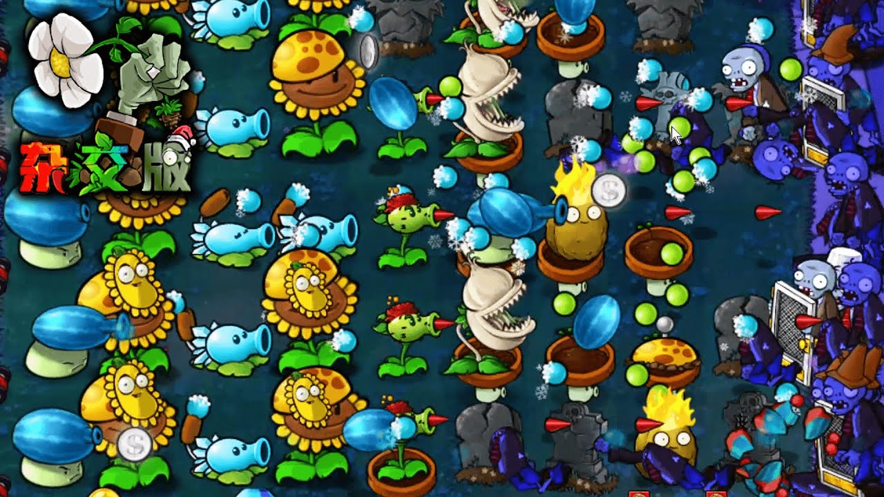 Plants vs Zombies Hybrid v2.1 | Adventure Night Level 4-6 | Ice Melon Spray Shroom & More | Download
