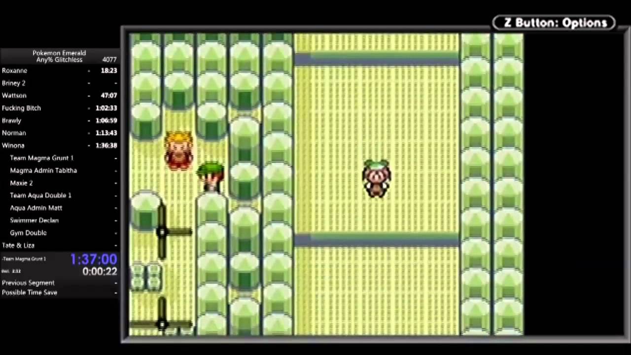 [Obsolete] Pokemon Emerald Glitchless Speedrun [2:40:00]