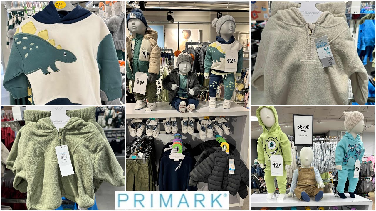 Primark newborn baby boys clothes new collection / September 2024