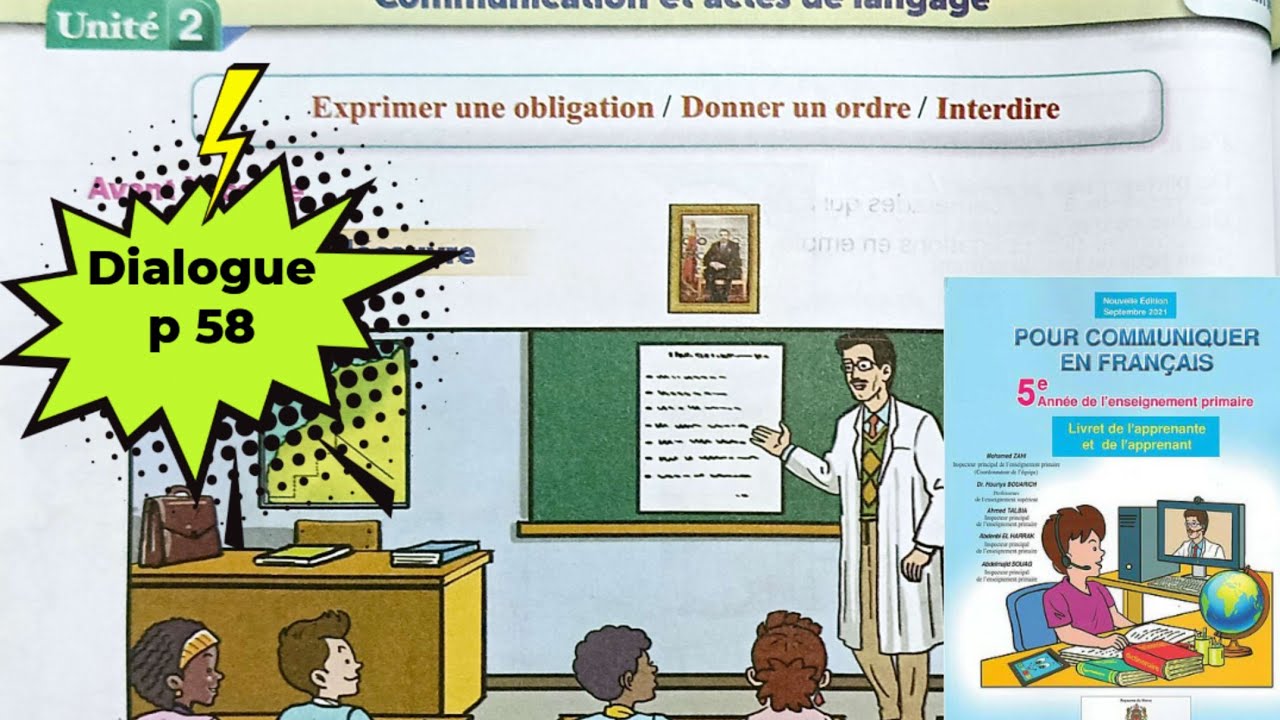 Exprimer une obligation/donner un ordre interdire(pour communiquer en français) 5 ème année/dialogue