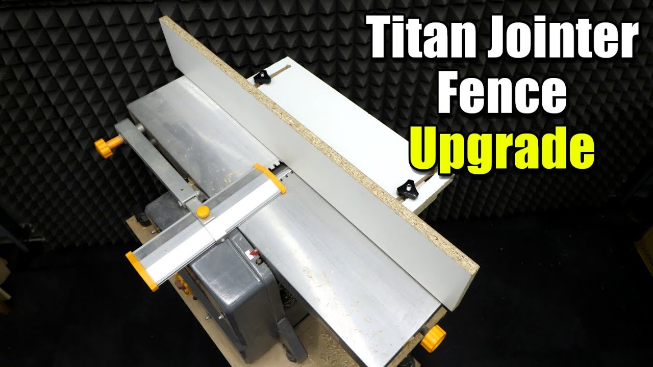 Titan Jointer | Planer Fence Upgrade | Cheap Jointer Upgrade