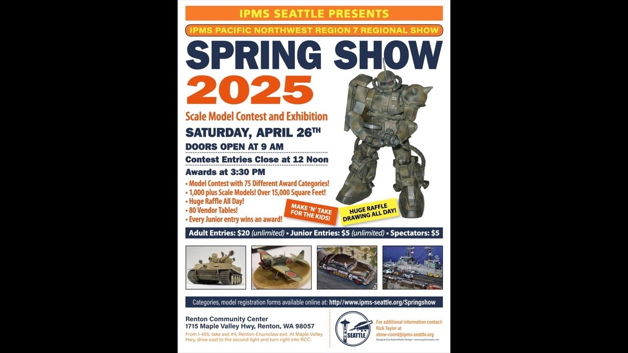 IPMS Seattle Spring Model Show 2025, Part 1