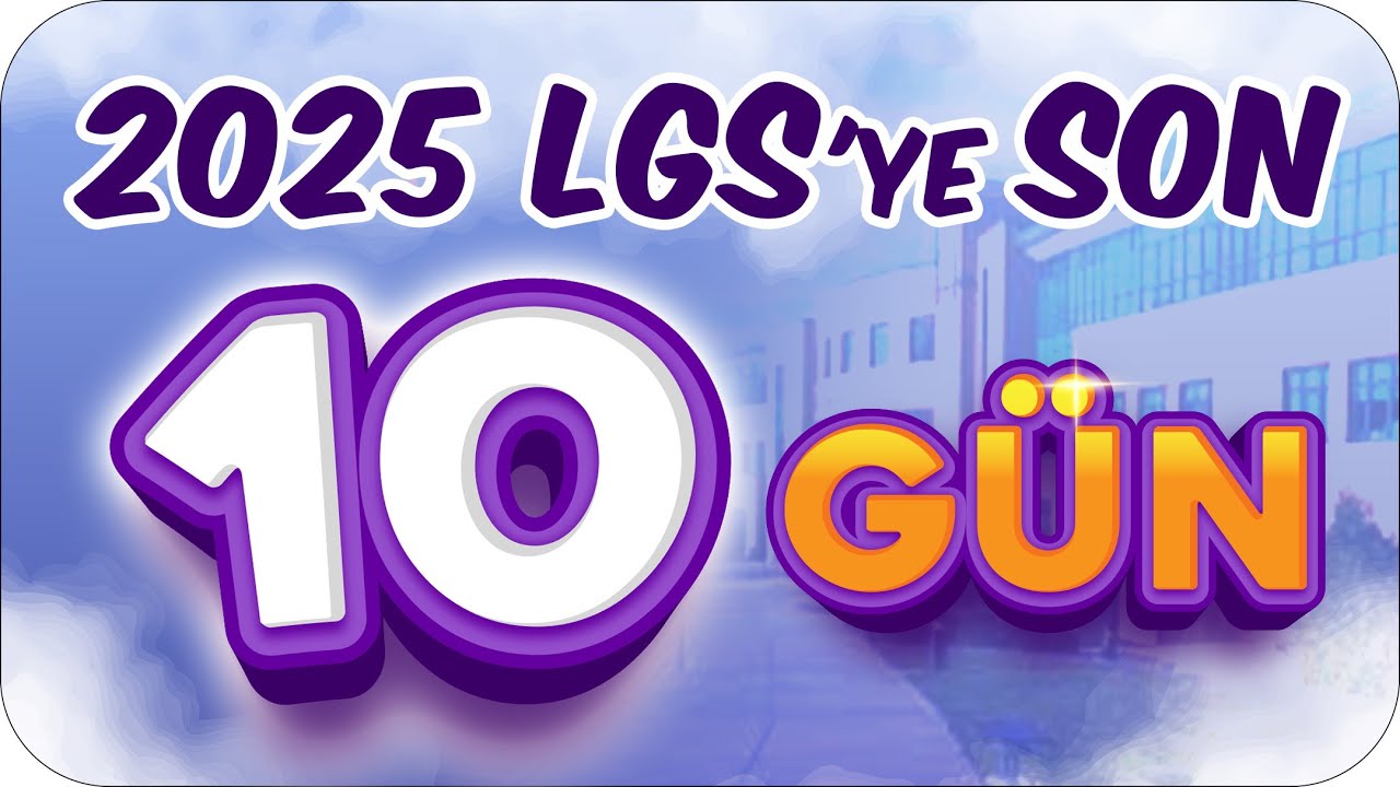 LGS'YE SON 10 GÜN Kala Ne Yapmalısın❓ HEPSİ BU VİDEODA! 🎯