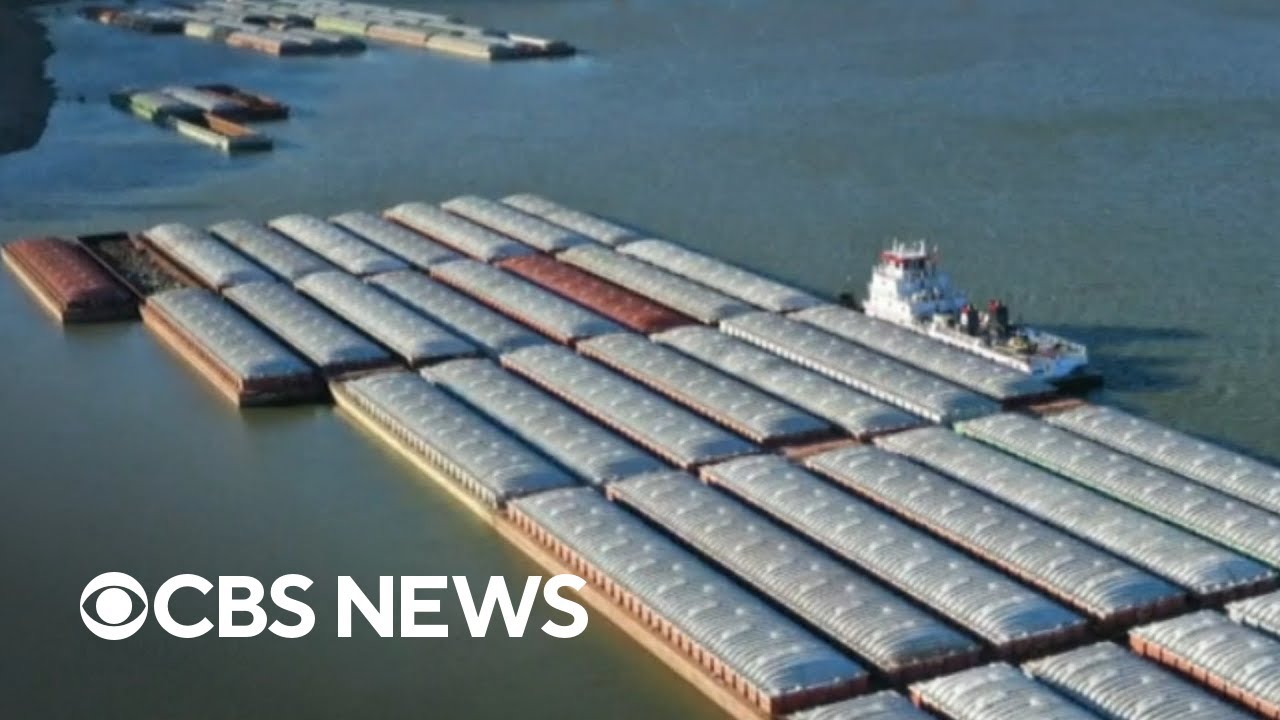 Mississippi River water levels drop to historic lows