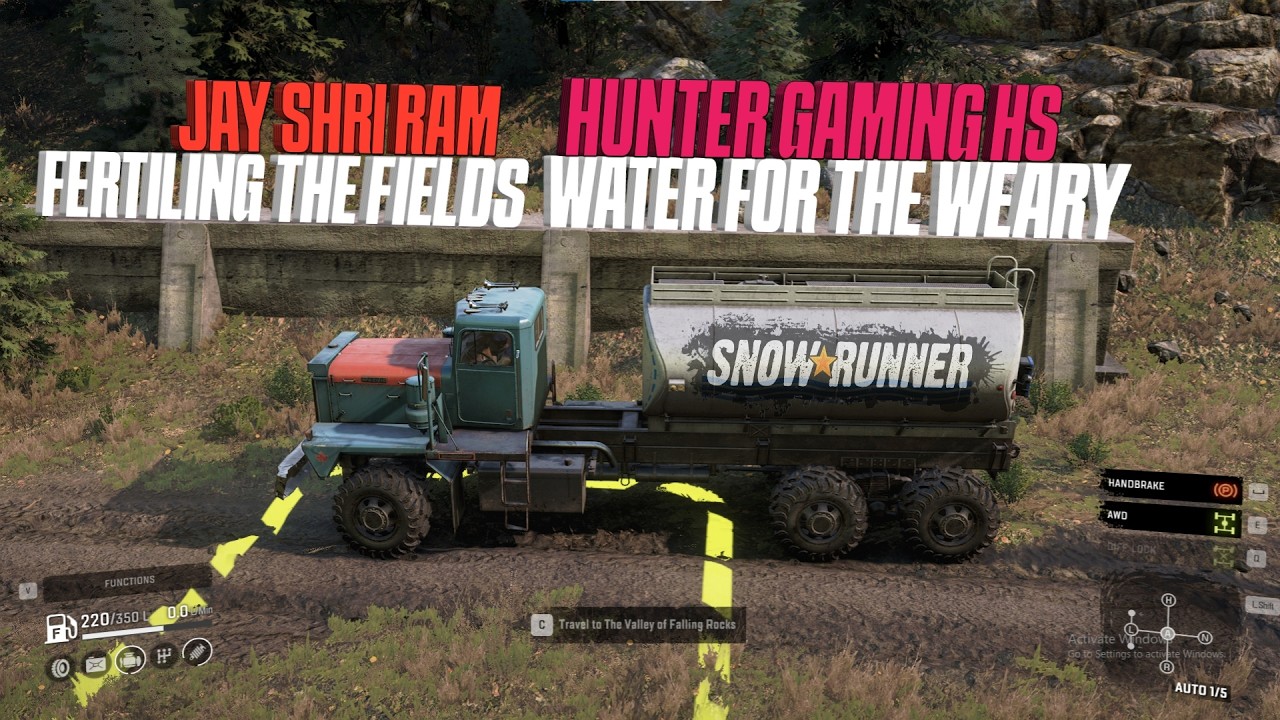 SNOW RUNNER ZURDANIA P1 WATER FOR THE WEARY & FERTILING THE FIELDS LIVE game #snowrunner #bestlive