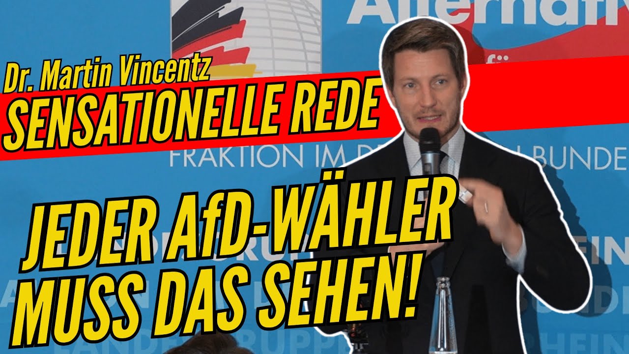 Er spricht an was sich sonst keiner traut. Dr. Martin Vincentz AfD in Krefeld