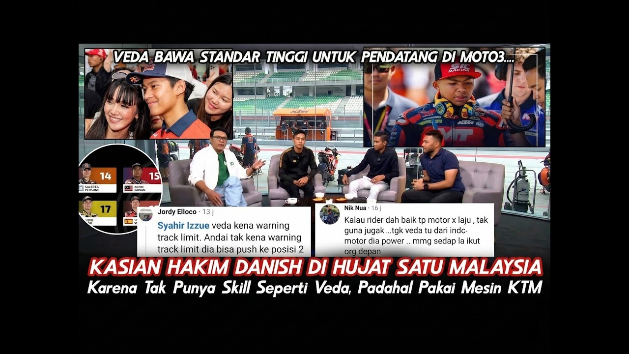 STANDAR ROOKIE DI AMBIL ALIH VEDA EGA, KASIAN HAKIM DANISH KENA HUJAT NETIZEN MALAYSIA