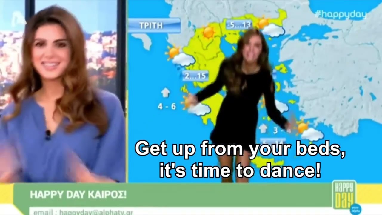 METEO &ndash; GERMANY and SWITZERLAND VS GREECE #funny #laugh #weather