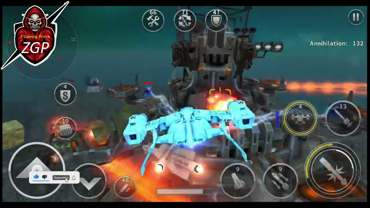 Gunship Battle Helicopter - Buy Behemoth Air Craft - 2000$ #zgamingprince