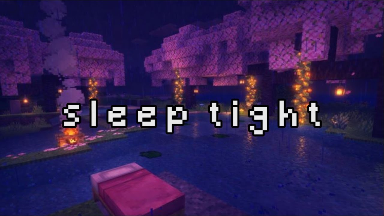 Sleep Tight Tonight (Deep Rest) | 8 Hours Minecraft Rain for Relaxation