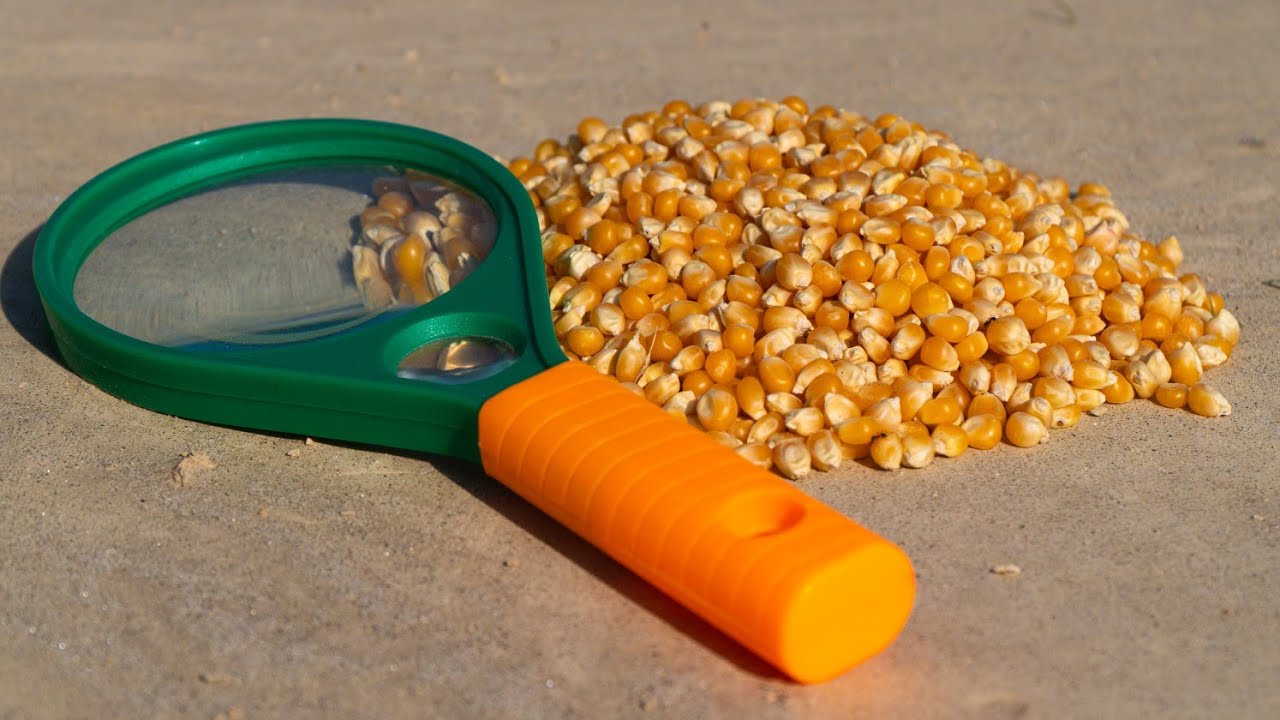 Can you Make Popcorn with Magnifying Glass ???