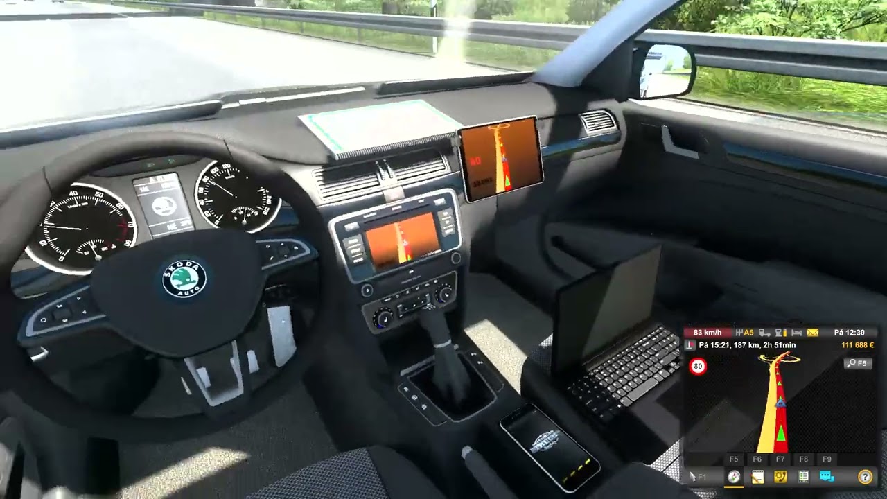 Euro Truck Simulator 2 Skoda Superb 2.0 TDI   (9.10.2022)