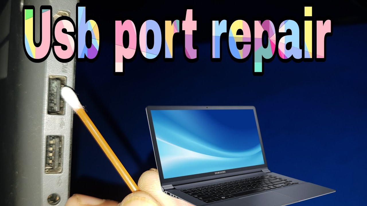 USB Port Repair | How To Clean USB Port | Loose USB Port Repair |