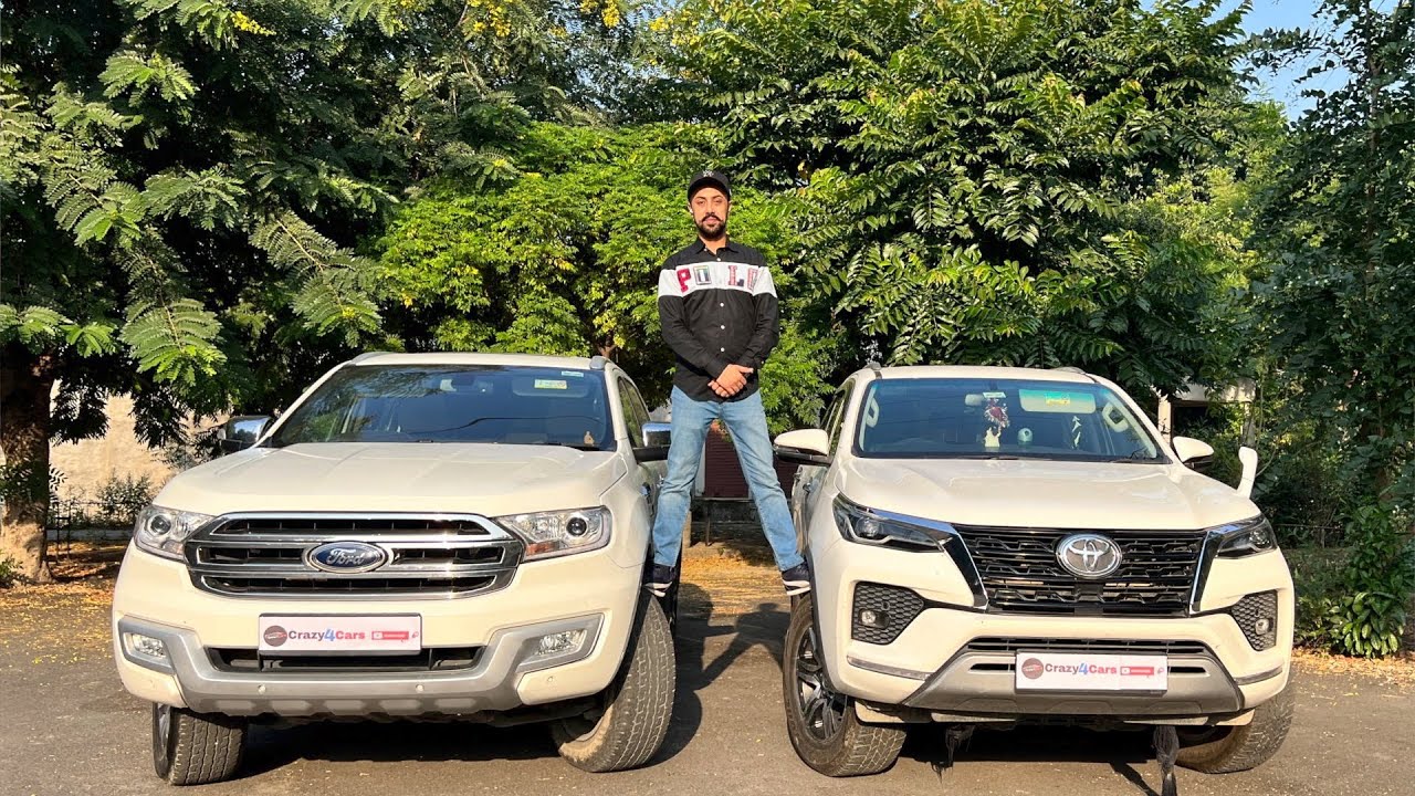 Toyota Fortuner Vs Ford Endeavour Full Comparison | Crazy4cars