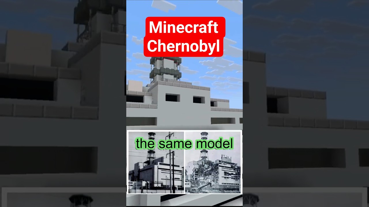 Minecraft Chernobyl #minecraft #minecraftshorts #chernobyl