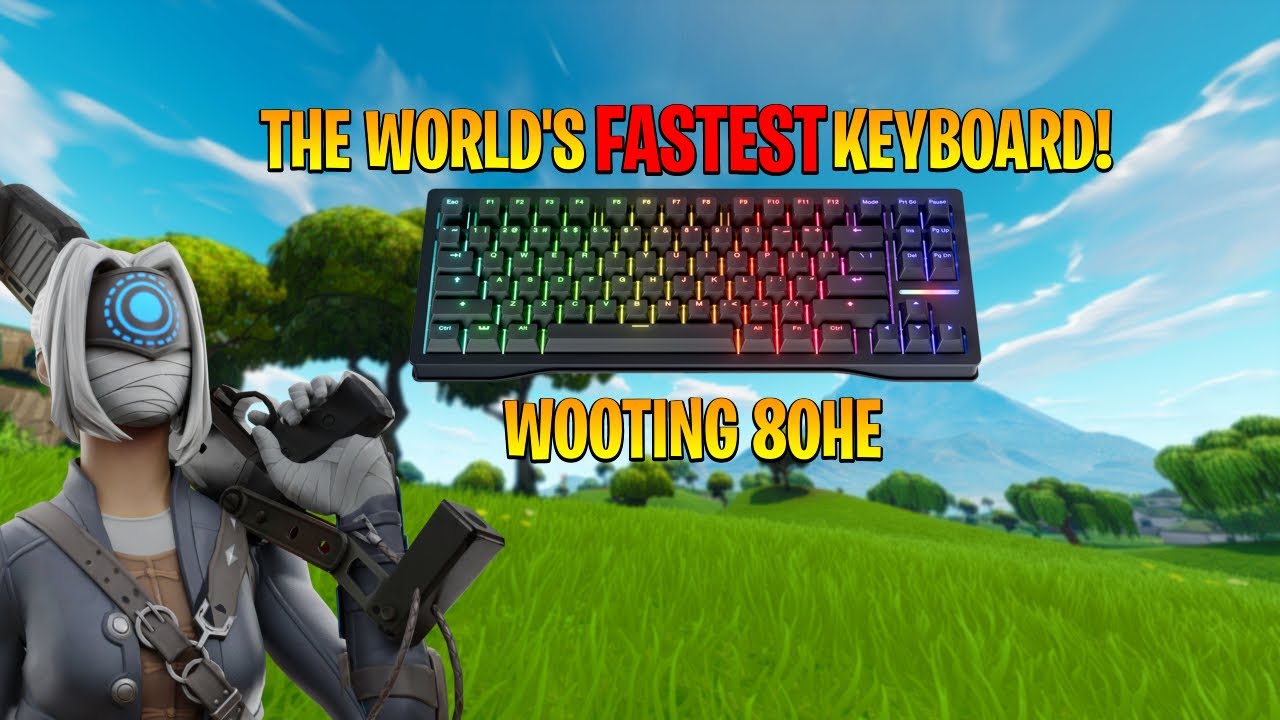 WOOTING 80HE ГЕЙМПЛЕЙ FORTNITE (СУПЕР БЫСТРЫЙ)