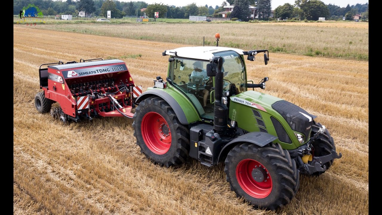 Fendt 724 & Semeato TDNG 300M | Az. Agr. Giovesi | Semina su sodo | agriteam323
