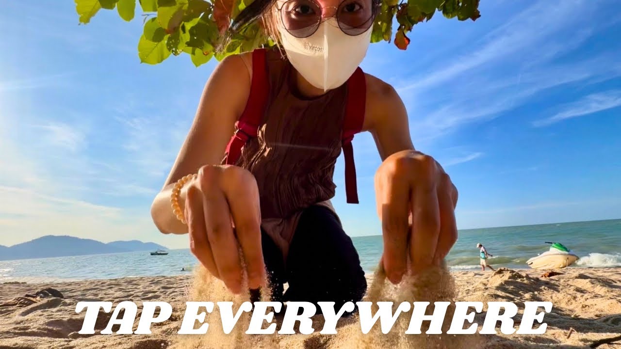 POV Travel ASMR 🏝️ | Camera Tapping Everywhere (No Talking)
