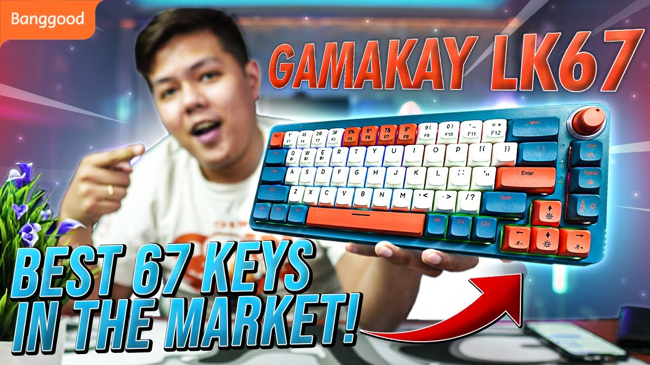Gamakay LK67 Keyboard Unboxing, Typing Sound, Semi-Mod | Best Buy in Banggood
