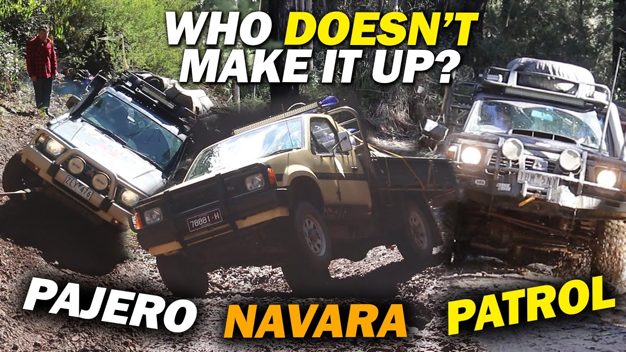 Which 4X4 couldn't DRIVE IT Nissan PATROL Vs NAVARA Vs Mitsubishi PAJERO