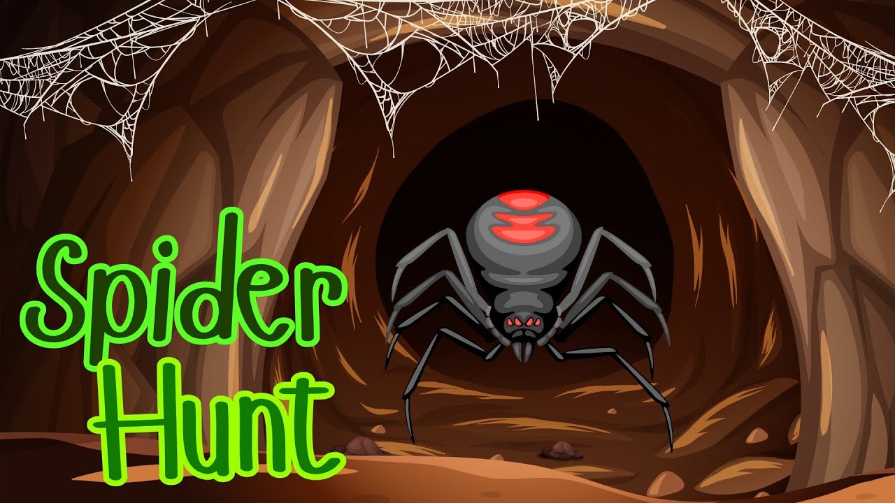 We're Going on a Spider Hunt! | Bear Hunt | Nursery Rhymes | Educational Videos for Children