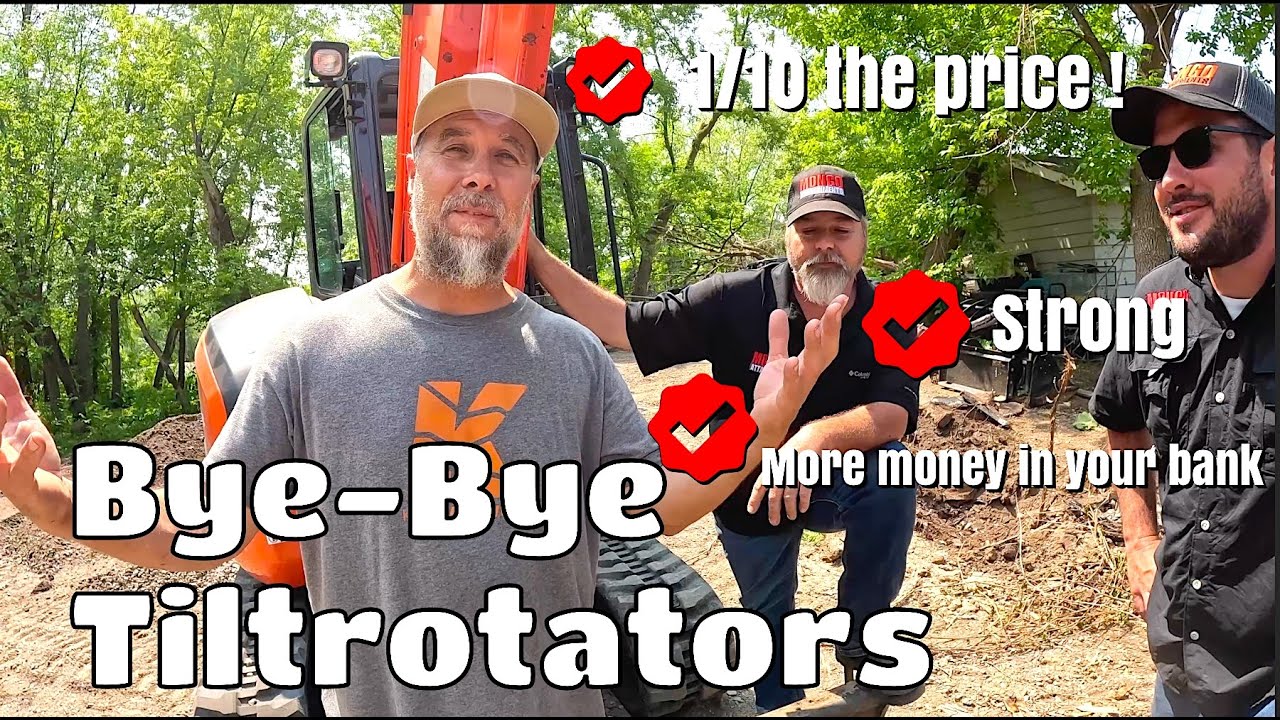 $40,000  TILT ROTATOR  or  $4,000 Tilt Bucket?   4K