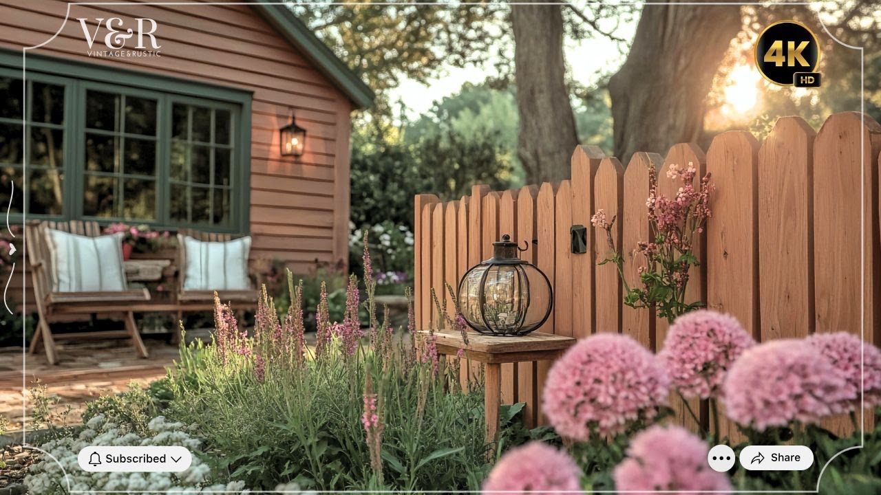 DIY Vintage Garden Fence: Budget-Friendly Outdoor Decor Ideas for Small Spaces