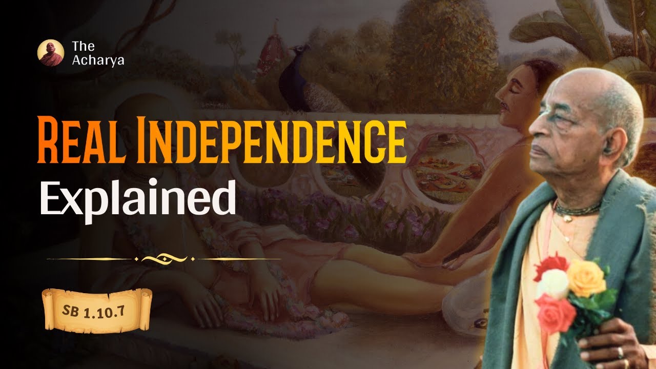 Real Independence Explained | SB 1.10.7 | Mayapur, India | Srila Prabhupada