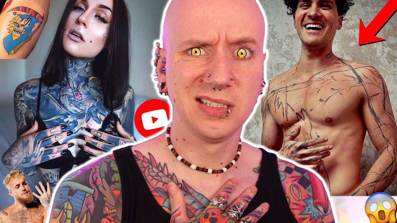 Reacting To YOUTUBER TATTOOS | Roly