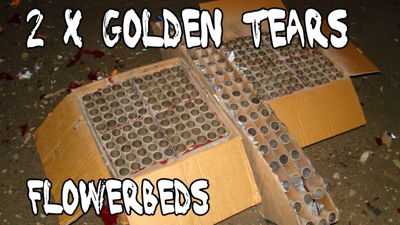 2 x Golden Tears Flowerbed Tegelijk! 200 Shots