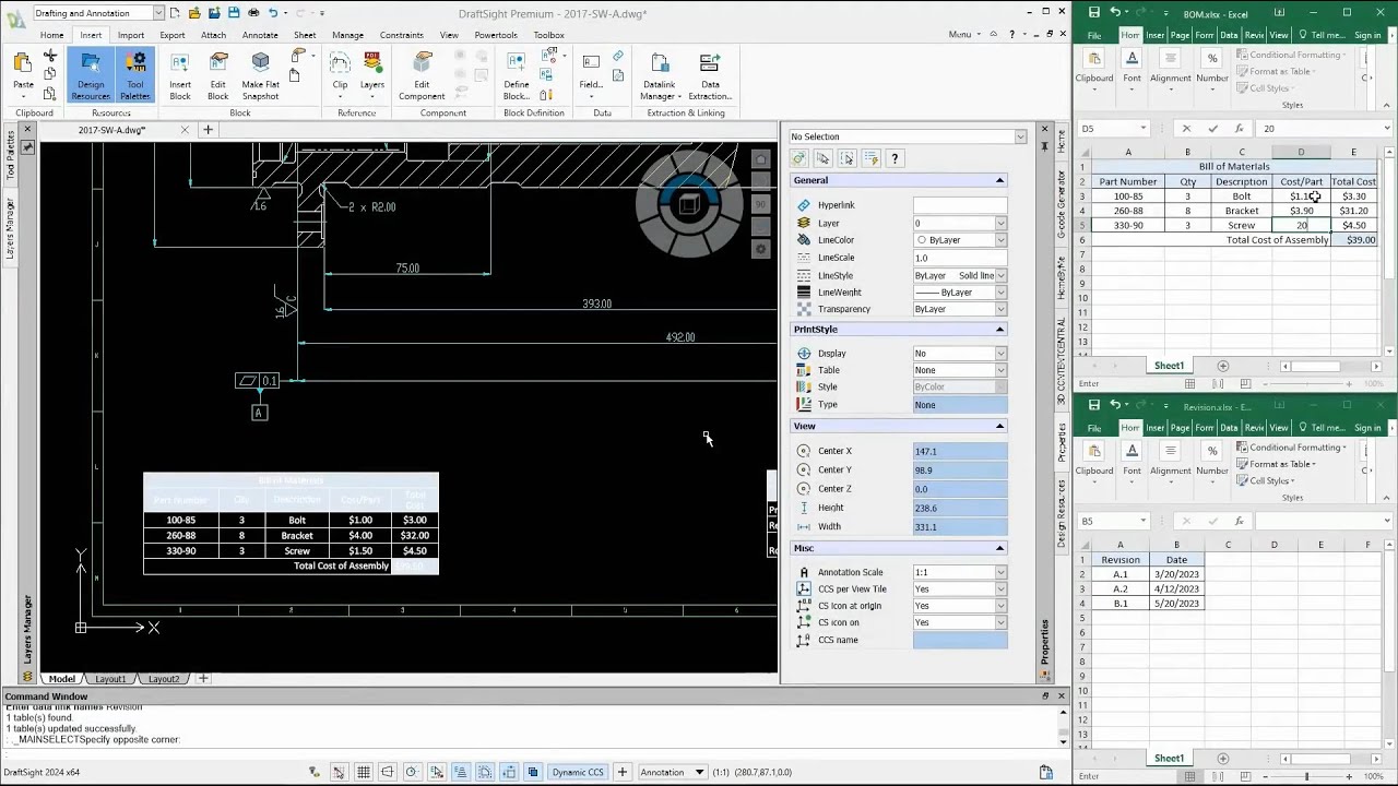 DraftSight 2024 Überblick