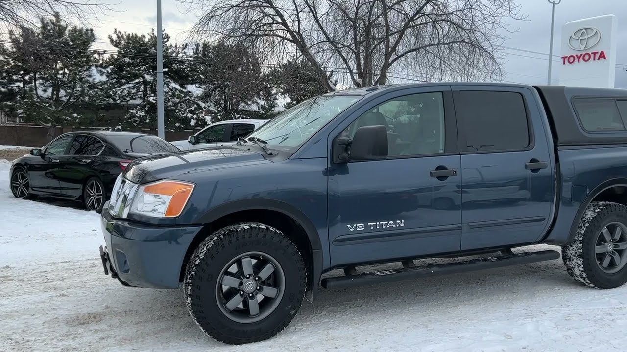 Blue 2014 Nissan Titan PRO-4X Review Kelowna BC - Kelowna Toyota