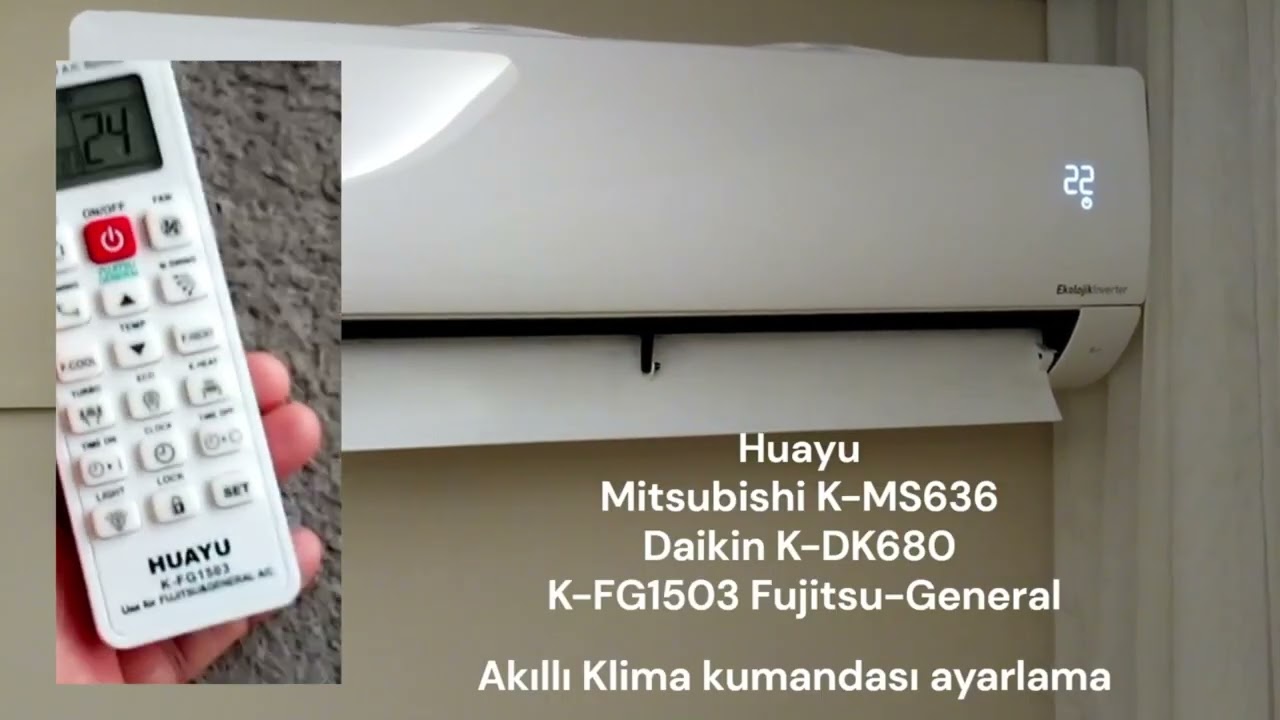 How to set and configure an Universal AC Remote Control