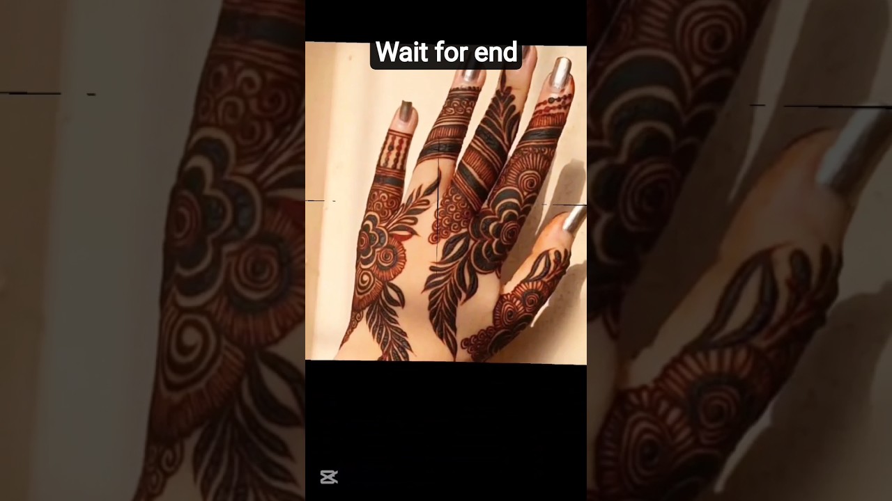 Wow so beautiful finger mehndi designs 2025