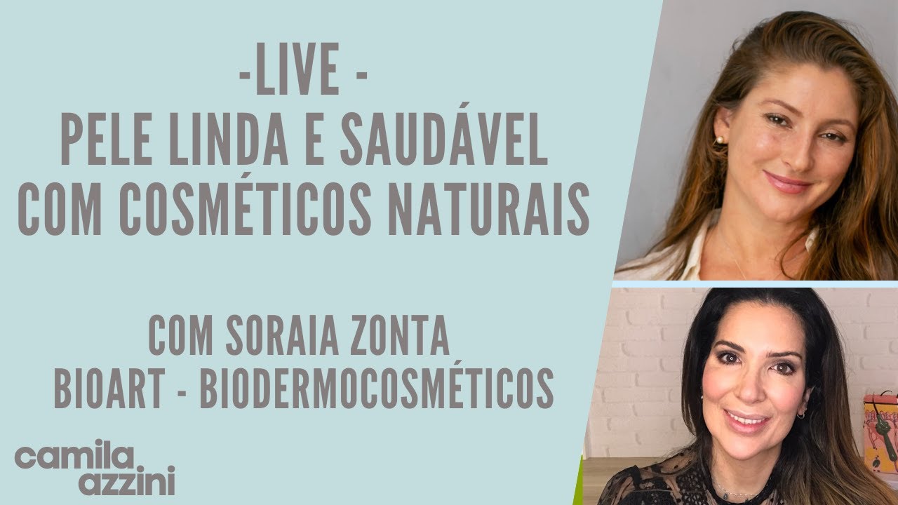 Pele linda e saudável com cosméticos naturais