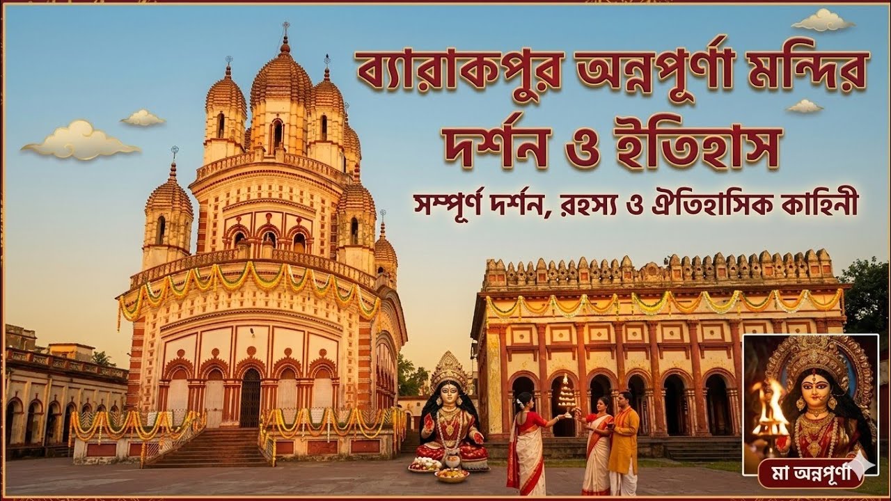Annpurna Mandir Barrackpore।Annapurna Mandir।2nd Dakshineshwar Mandir।One Day Trip Near Kolkata