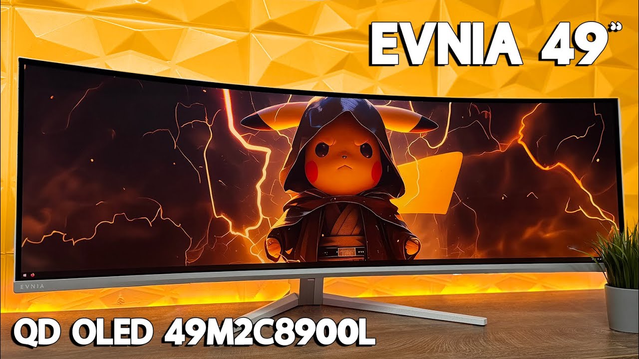 PHILIPS EVNIA 49M2C8900L — сверхширокий QD OLED-экран 49 дюймов!