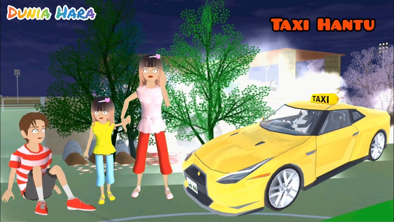 Taxi Misterius Jemput Orang Jd Hantu 😱 Yuta Ke Penjara Hantu Part 1 | Sakura School Simulator Horor