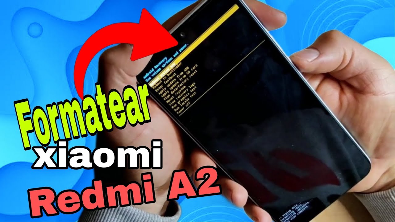 Como formatear Xiaomi Redmi A2/Hart reset xiaomi Redmi A2/Resetear Redmi a2