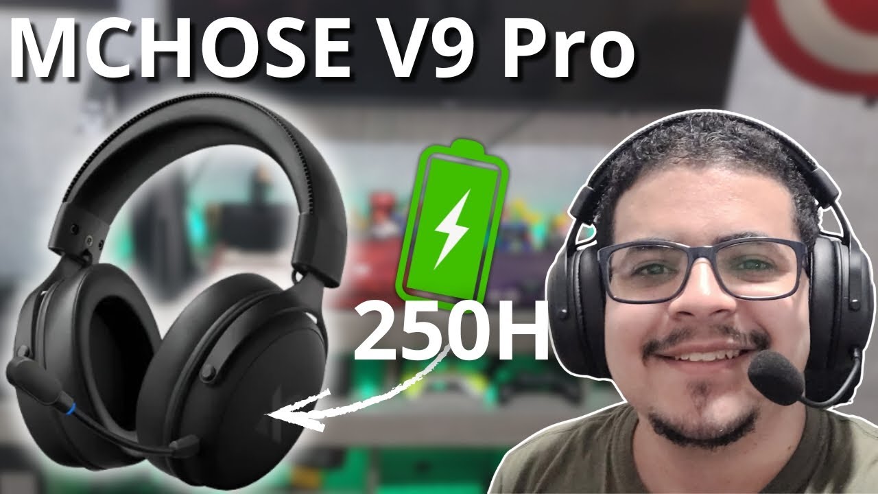 250 HORAS DE BATERIA! 😱 MCHOSE V9 PRO É IMPRESSIONANTE