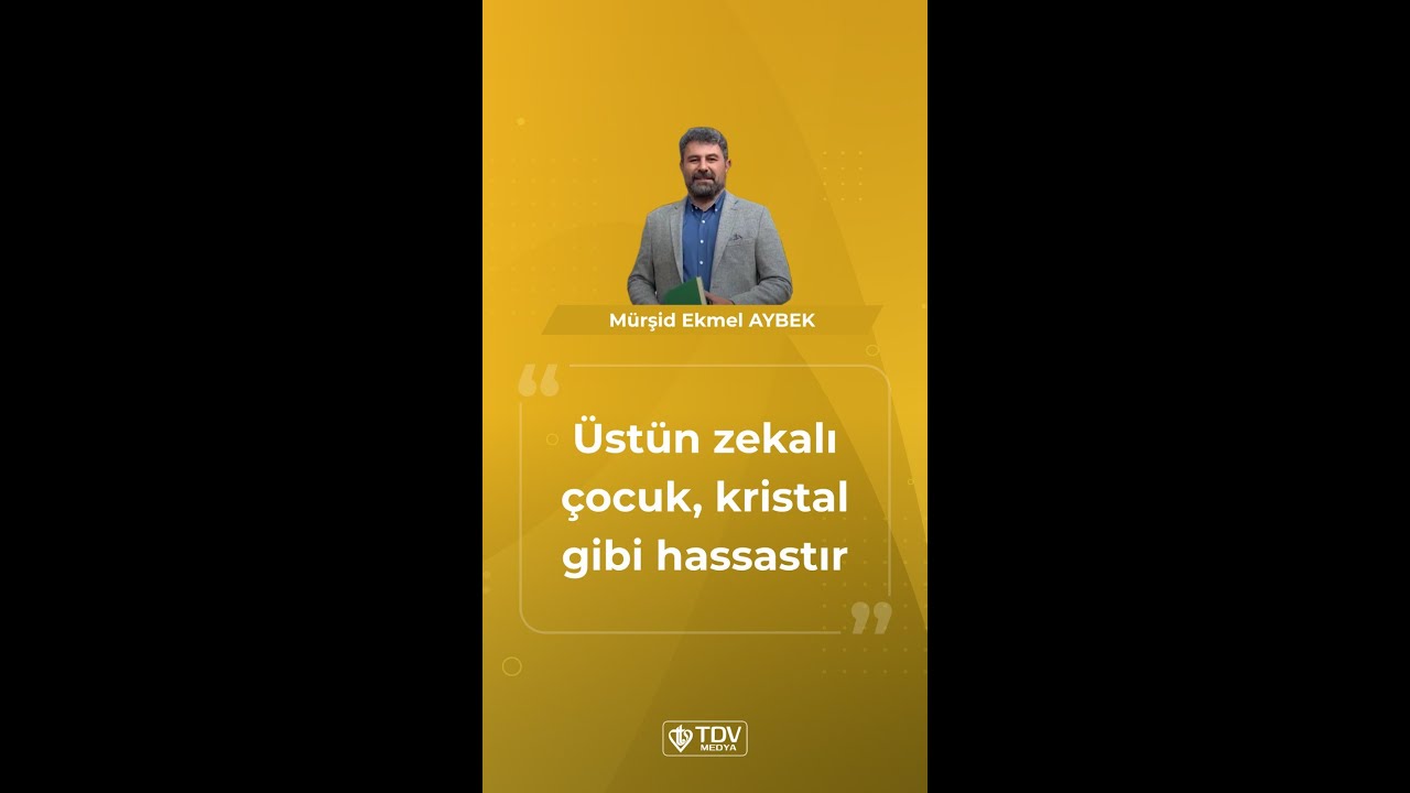 &ldquo;&Uuml;st&uuml;n zekalı &ccedil;ocuk, kristal gibi hassastır&rdquo;| M&uuml;rşid Ekmel Aybek