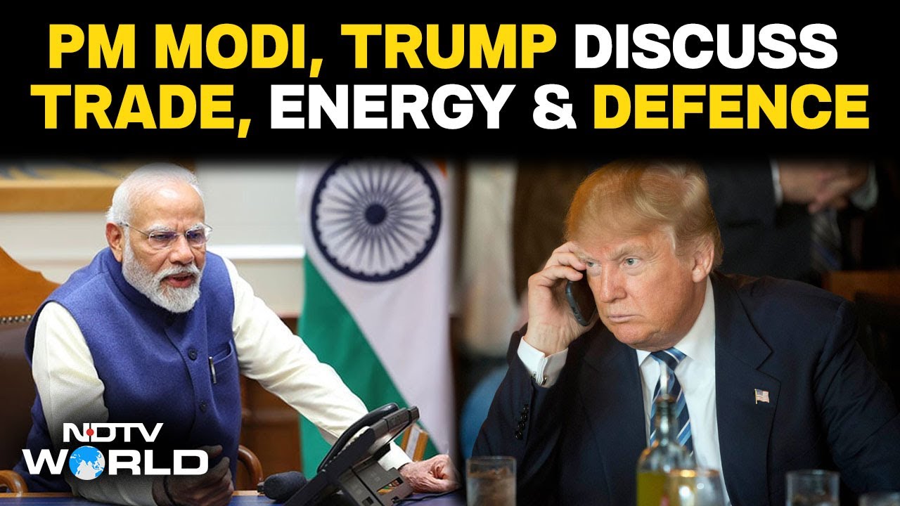 Modi Trump Call | PM Modi, US President Donald Trump Discuss Trade, Energy And Defence