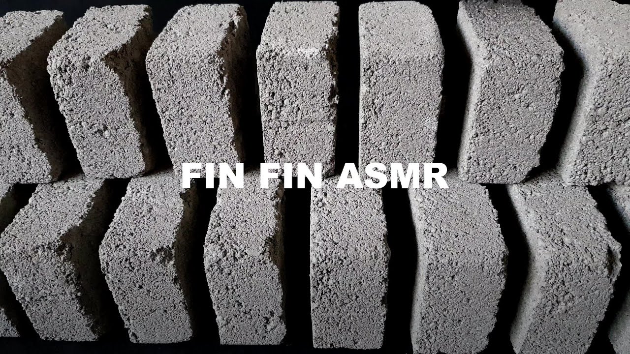 ASMR Gritty Sanment Blocks Crumble & Dipping in Water #353