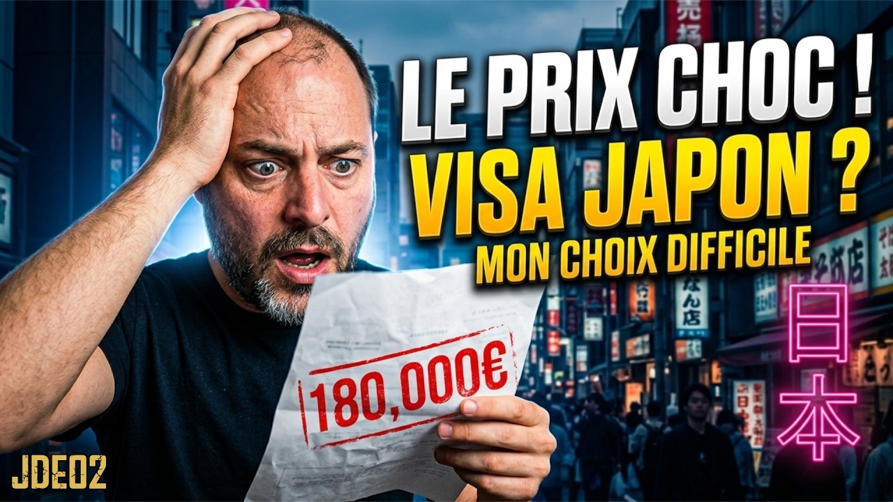 180 000&euro; pour un visa au Japon ? J&rsquo;ai d&ucirc; faire un choix.