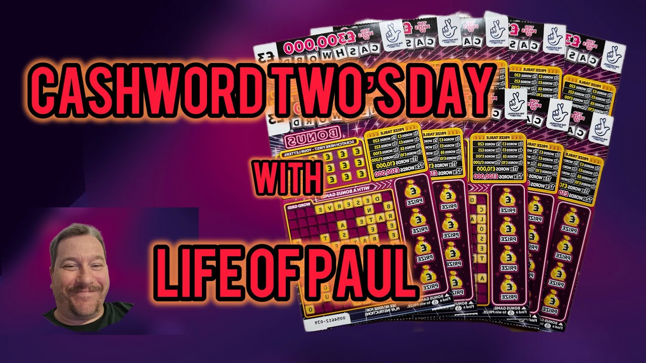 Cashword Two’s Day challenge with Life of Paul