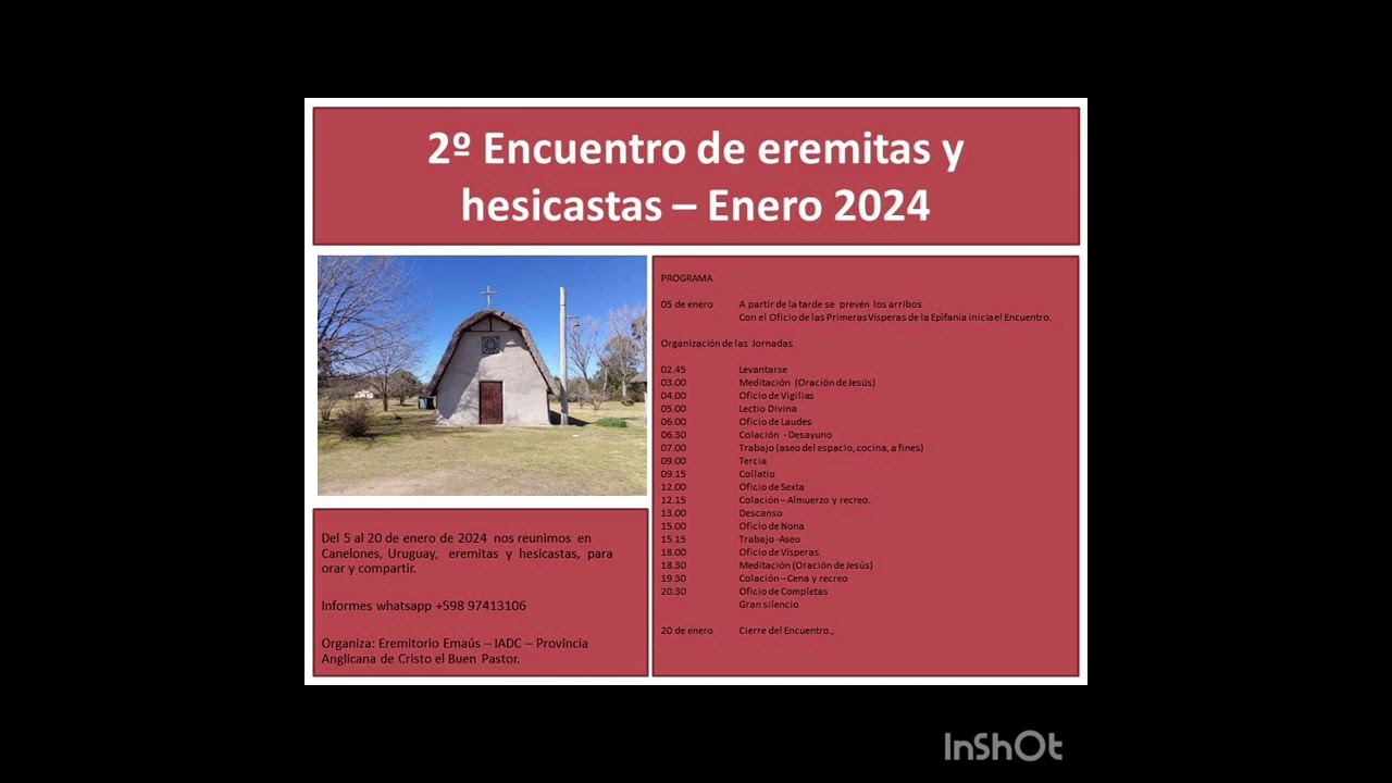 Encuentro de eremitas y hesicastas. Enero 2024.
