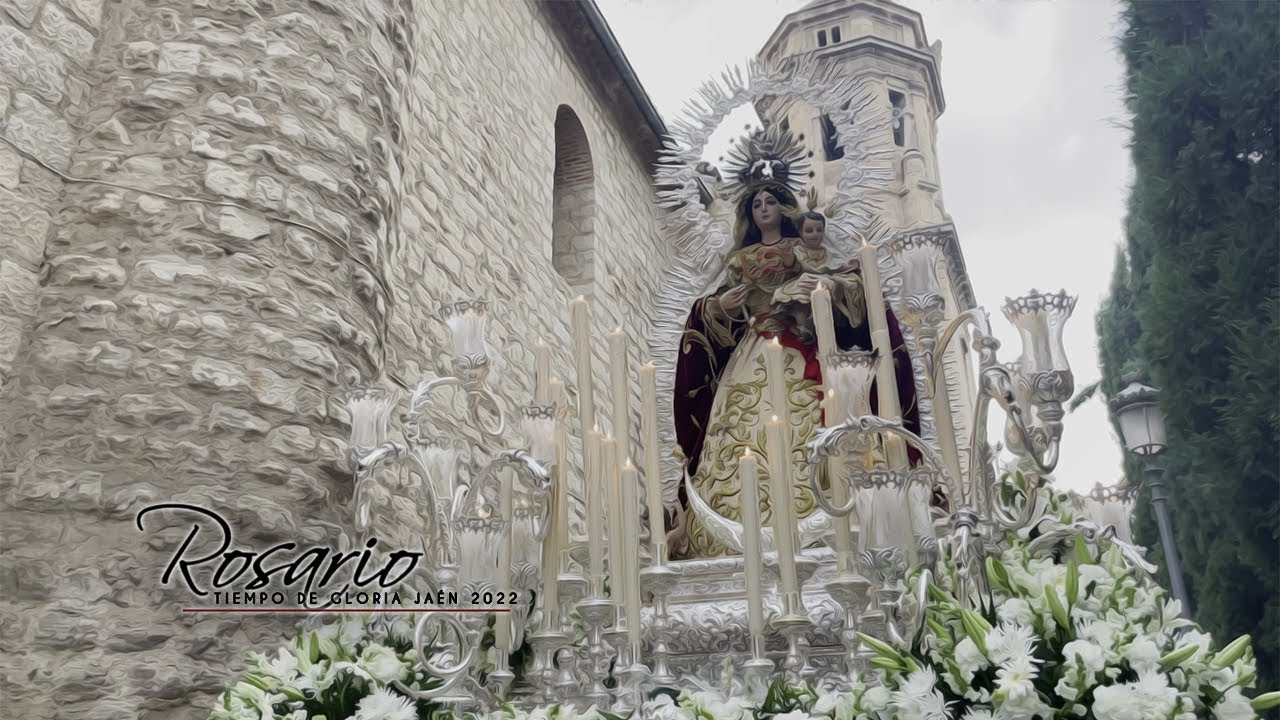 Virgen del Rosario en el barrio de San Ildefonso - Jaén 2022