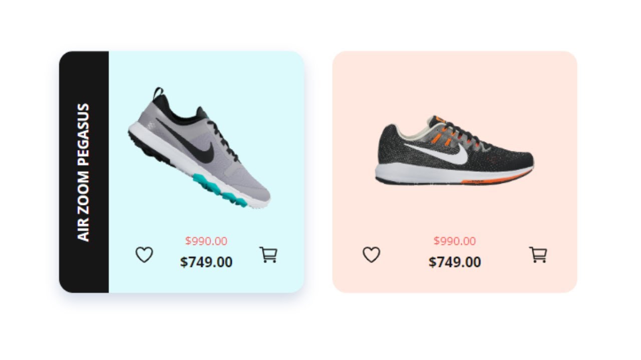 How to Build Responsive Ecommerce Product Card with HTML CSS | Tutorial