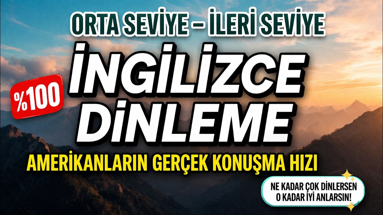 Sadece Dinleyerek İngilizcenizi Geliştirin👍 | Başlangı&ccedil; Seviyesi İngilizce Kalıplar!✅
