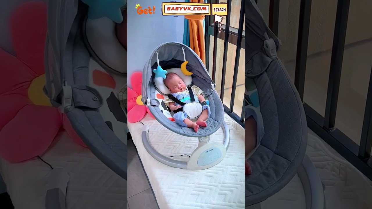 Fed Up with Endless Rocking? Meet Our Remote Control Electric Portable Baby Swing!